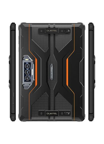 Планшет (6931940756396) Oukitel RT8 6/256GB Dual Sim Black-Orange with hand (366154243)