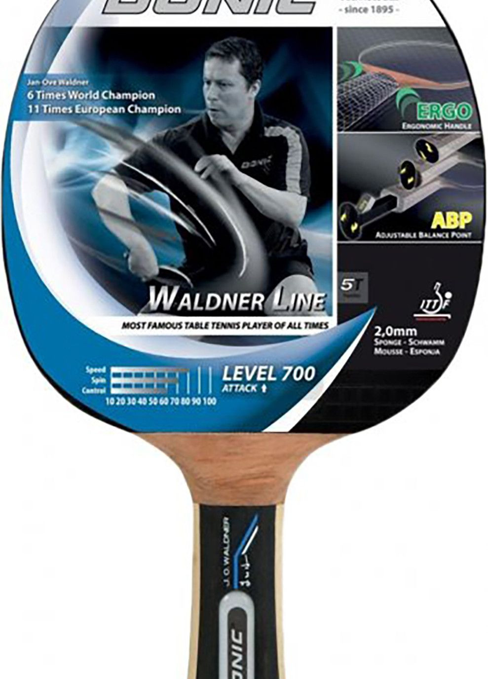 Ракетка для пинг-понга Waldner 700 new Donic (333962594)