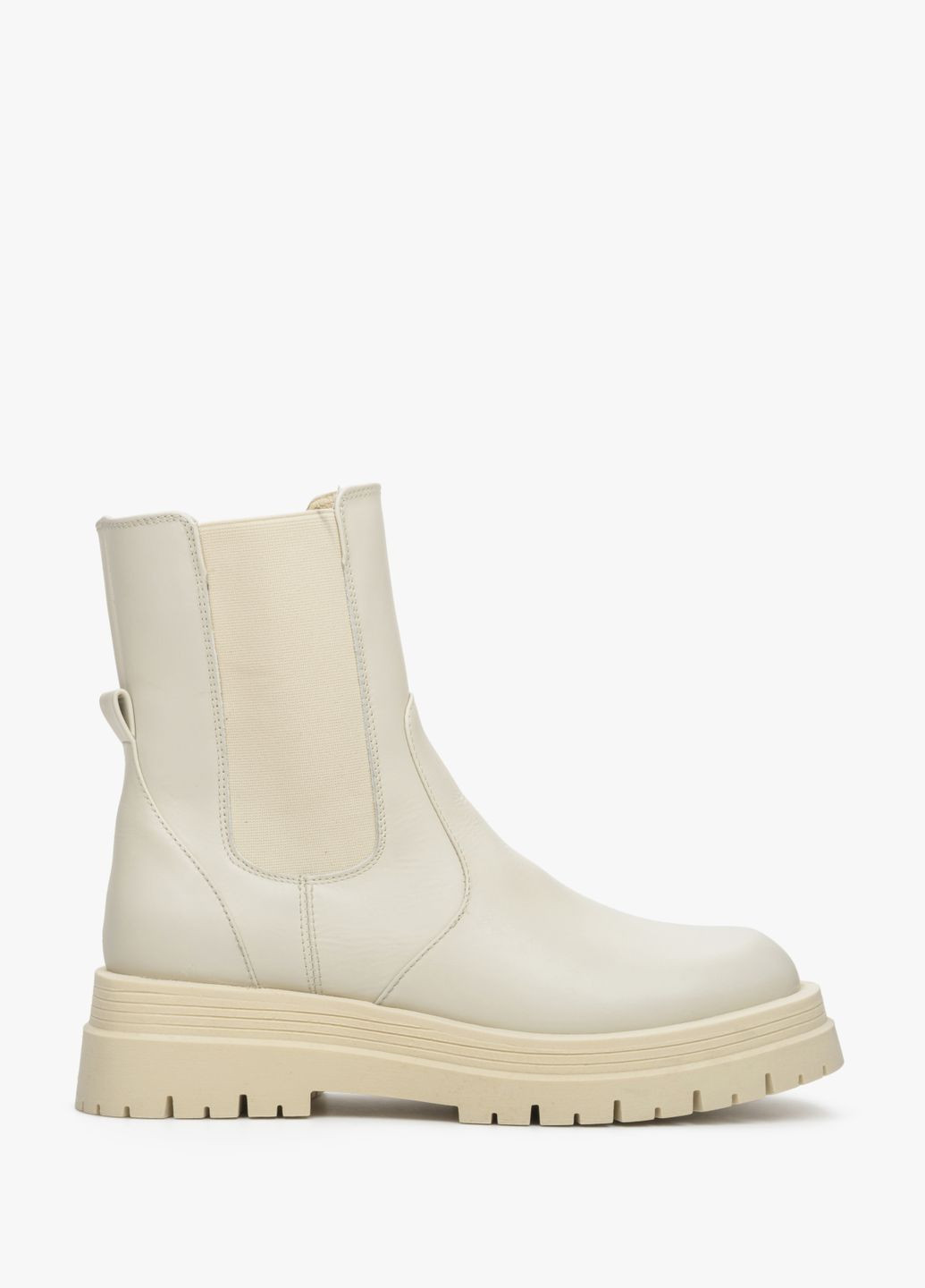 Осенние челси, цвет молочный Estro