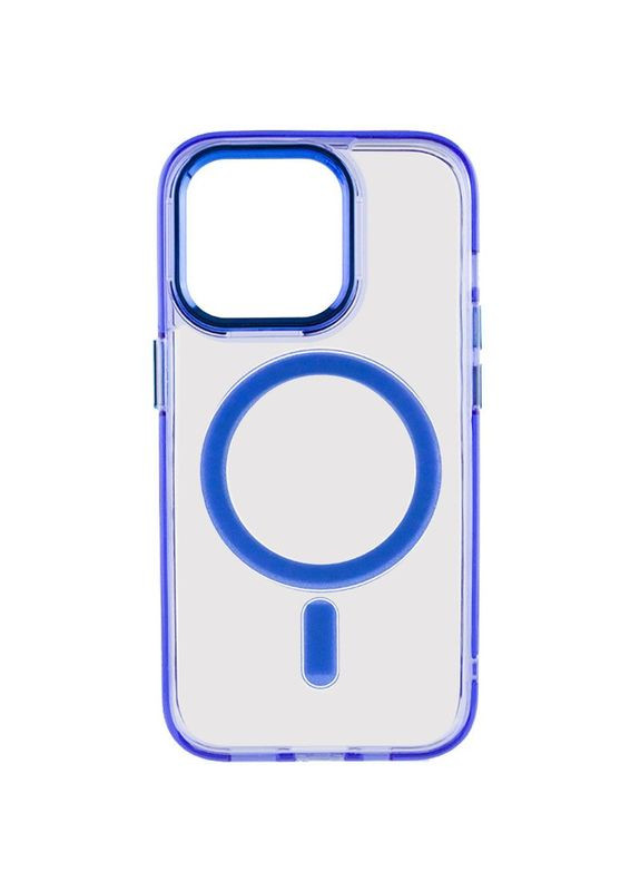 Чехол TPU Iris с MagSafe для Apple iPhone 13 Pro (6.1") Синий Epik (372972596)