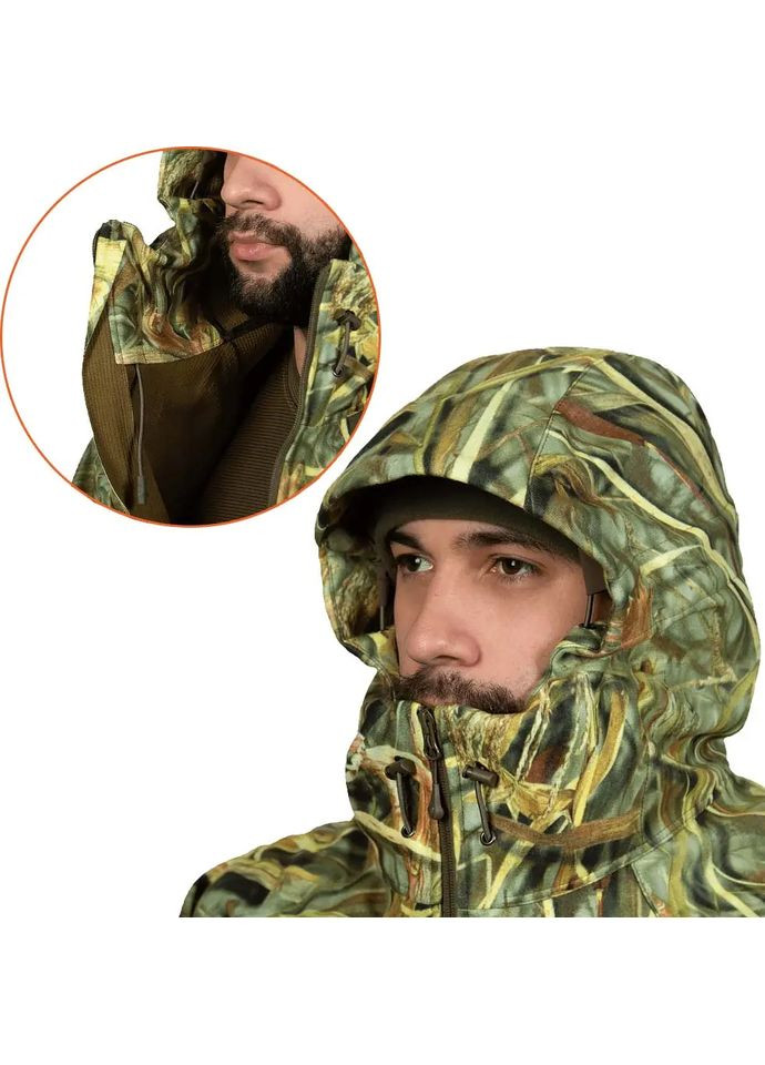 Комбінована демісезонна куртка rubicon cane Camotec