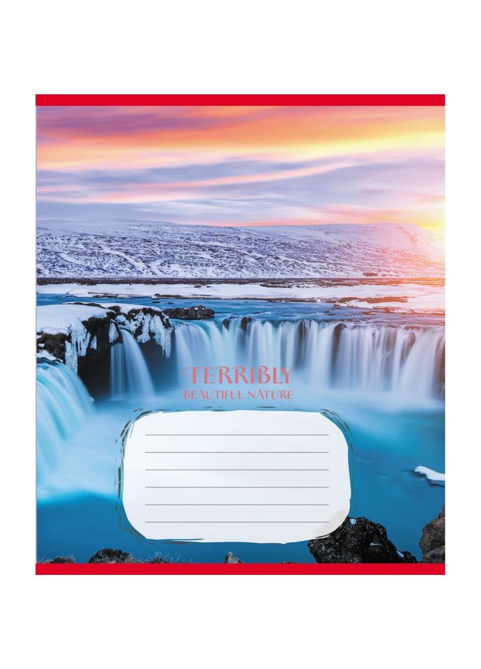 Зошит учнівський "Неймовірно красива природа" 024-560107L-5 в лінію, 24 аркуші Leader (367961671)