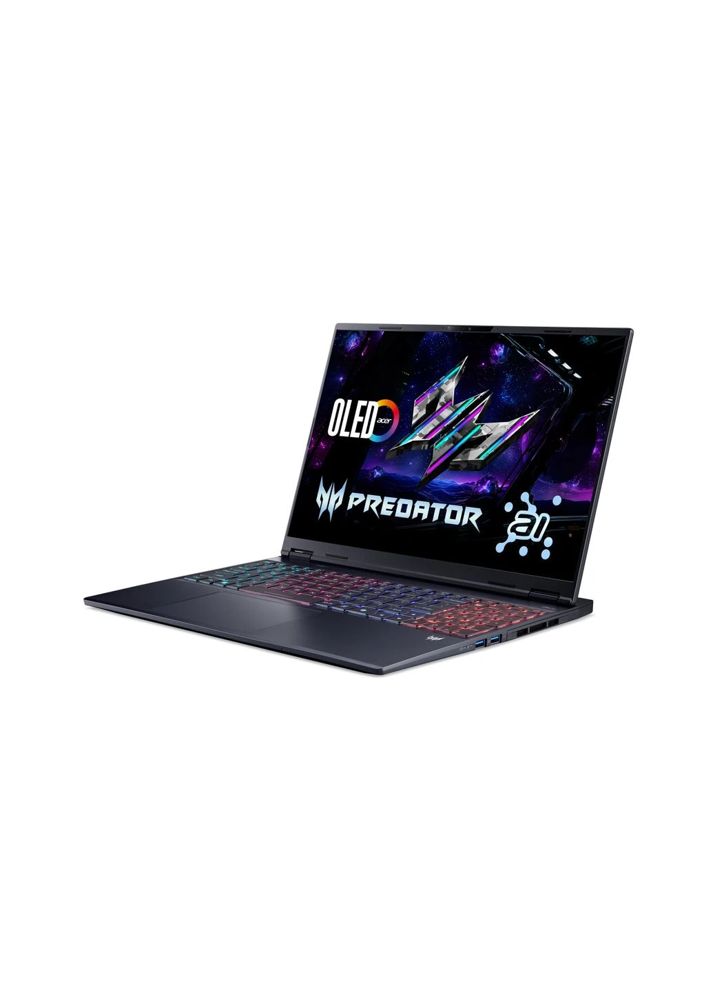Ноутбук Predator Helios Neo 16S PHN16S-71 16" OLED, Intel U7-255HX, 32GB, F1TB, NVD5060-8, Lin, Acer (384475657)