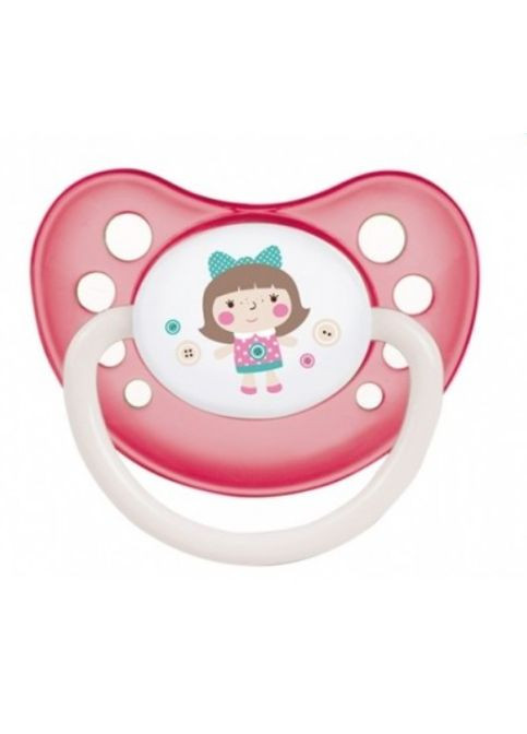 Силіконова симетрична пустушка Toys, рожевий, 18+ міс. () Canpol Babies 23/293 Рожевий (335973987)
