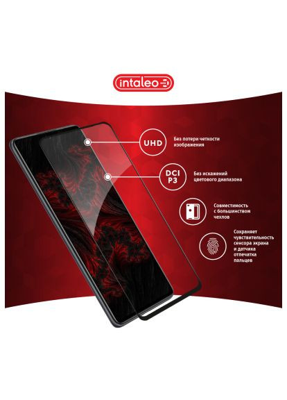 Скло захисне (1283126518775) Intaleo Full Glue Xiaomi Mi 11T Pro Black (366522370)