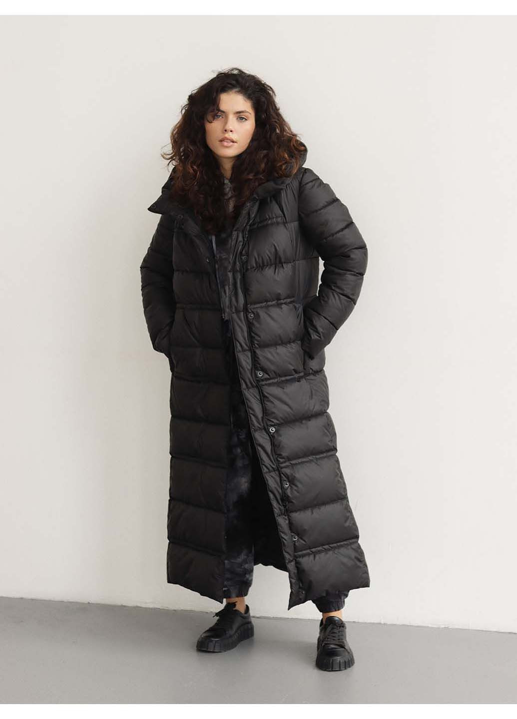 Черный зимний Пуховик indigo.limited