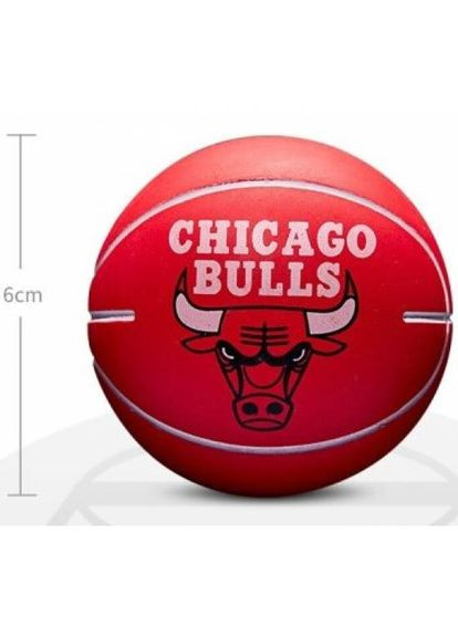 Баскетбольный мяч NBA Dribbler Chicago Bulls WTB1100PDQCHI (размер1) Wilson (371372124)