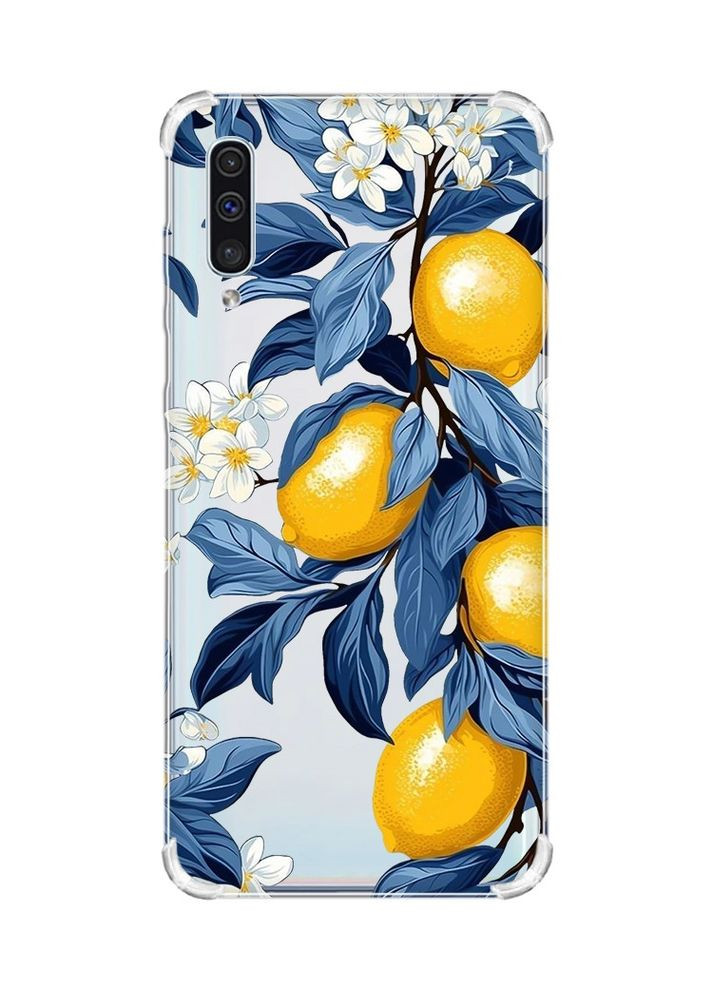 Чехол с утолщёнными углами на Samsung Galaxy A50 (2019) A505 Лимонное дерево (принт 417) Creative (361112628)