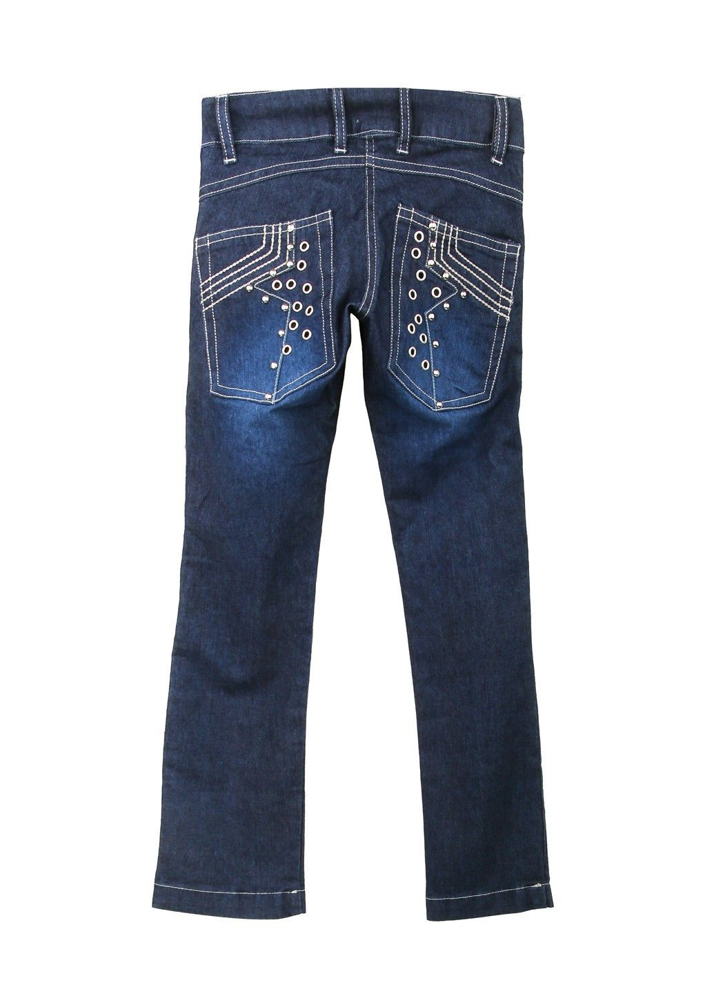 Темно-синие демисезонные джинсы Puledro
