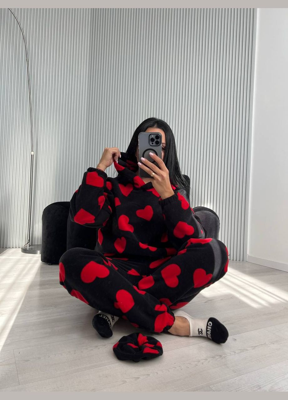 Чорна зимня піжама Україна UMButik