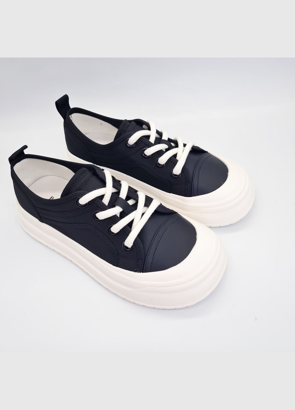 Чорні кеди (р) текстиль 0-1-1-am-37261 Baderus