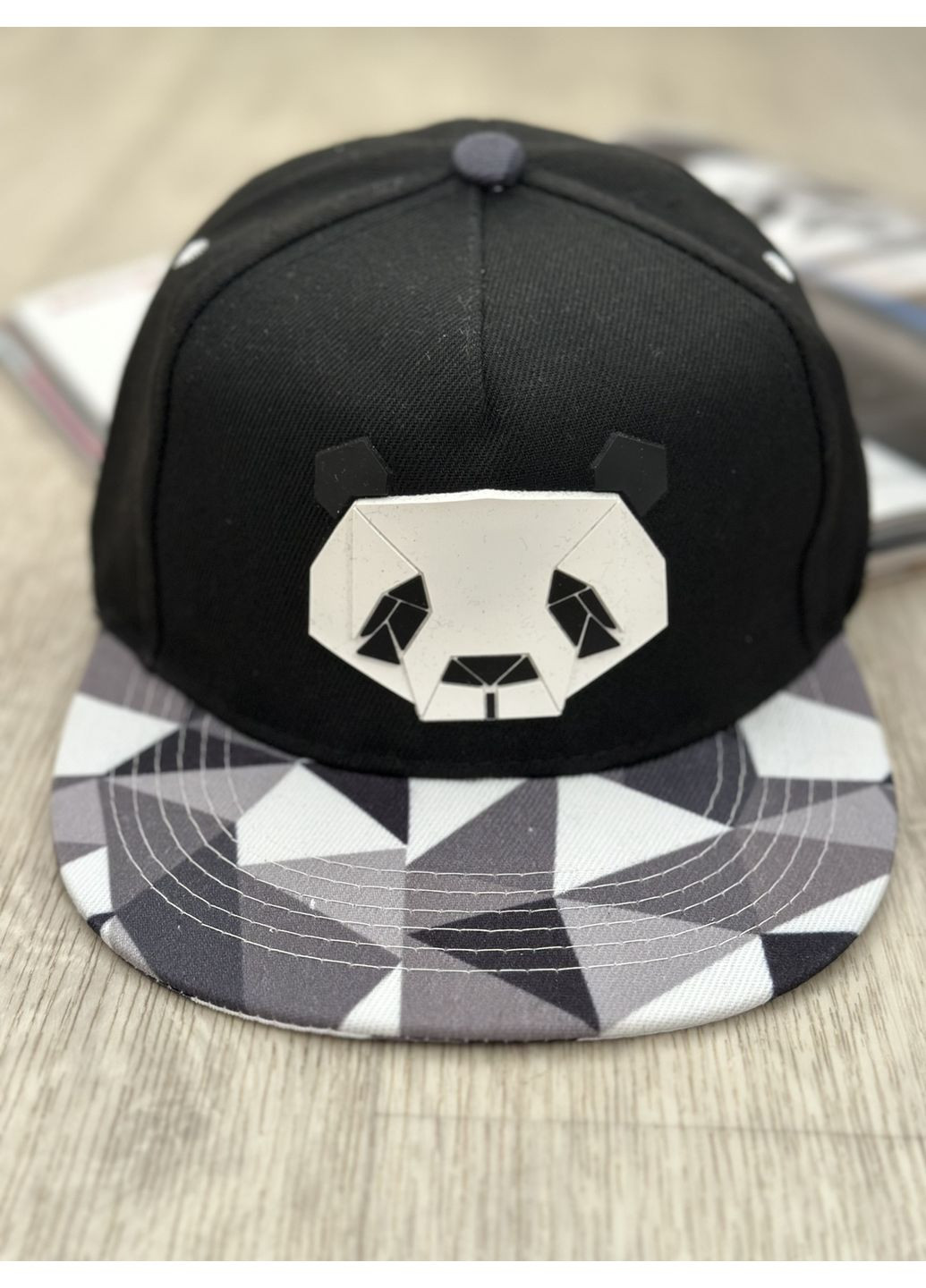 Кепка снепбек (Snapback) Панда Черный 56-61р (9070) No Brand (357206975)