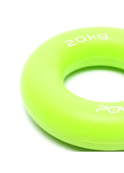 Еспандер кистьовий силіконовий PP-4324 Hand Grip Ring Medium 20 кг Зелений () PowerPlay PP_4324_20kg (380878236)