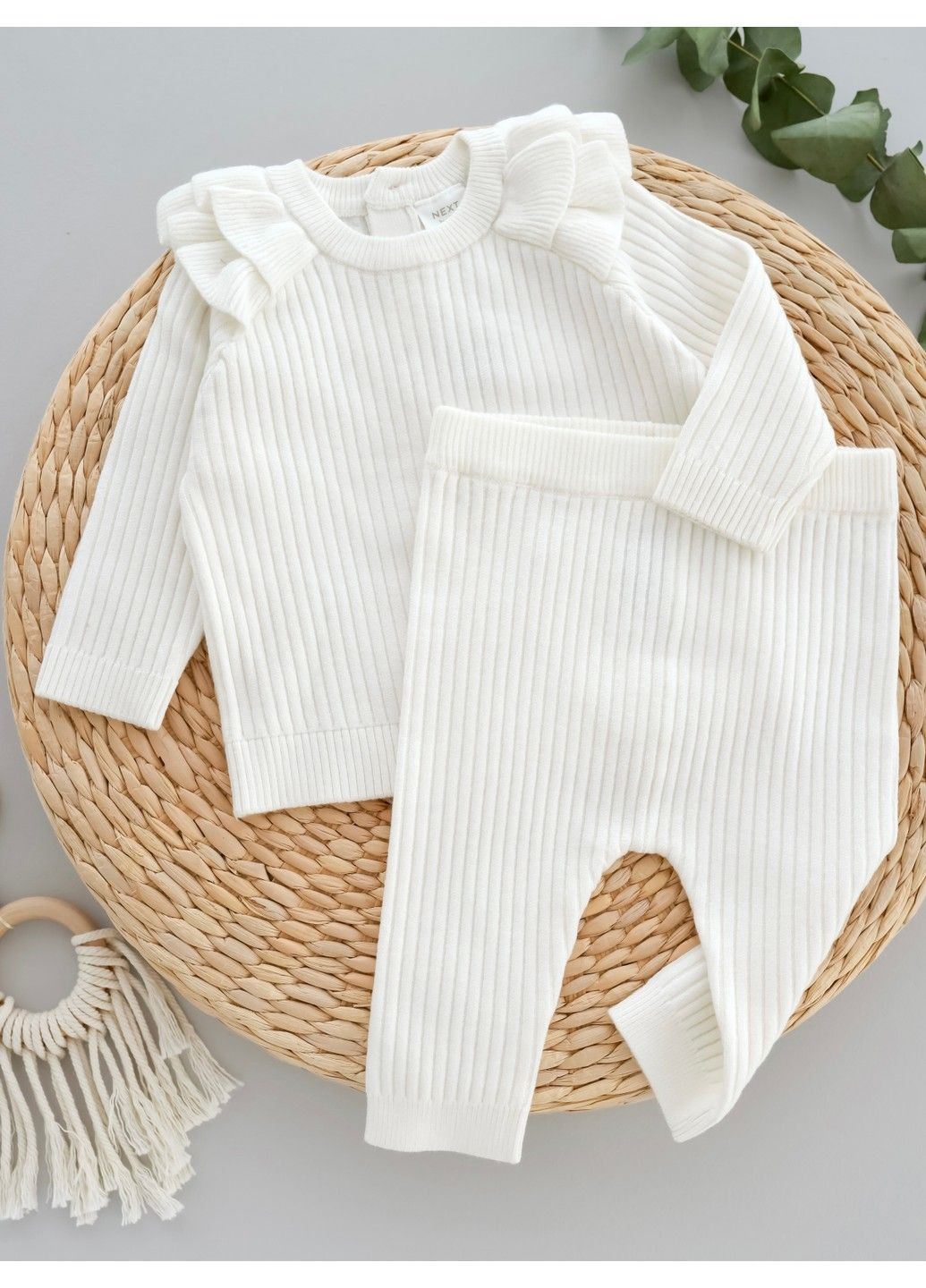 Білий демісезонний костюм Next Trend