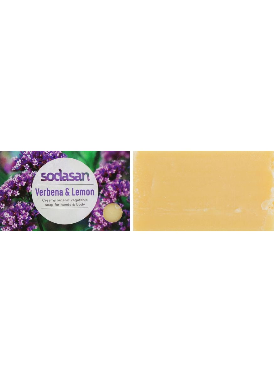 Мило-крем для обличчя Cream Verbena Soap 100g (197041-14911) Sodasan (368626039)