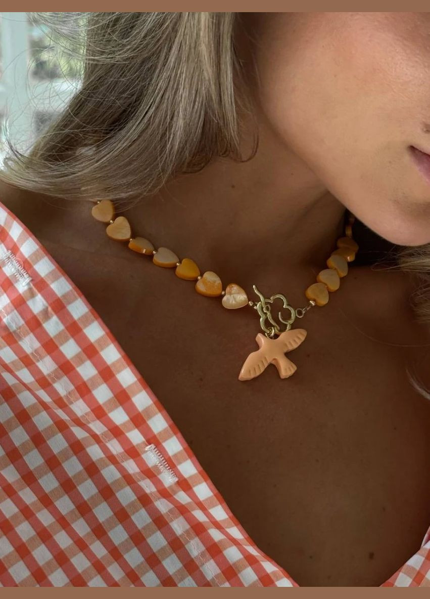 Кольє "Оранж Горлиця" Le'Perle (312519735)