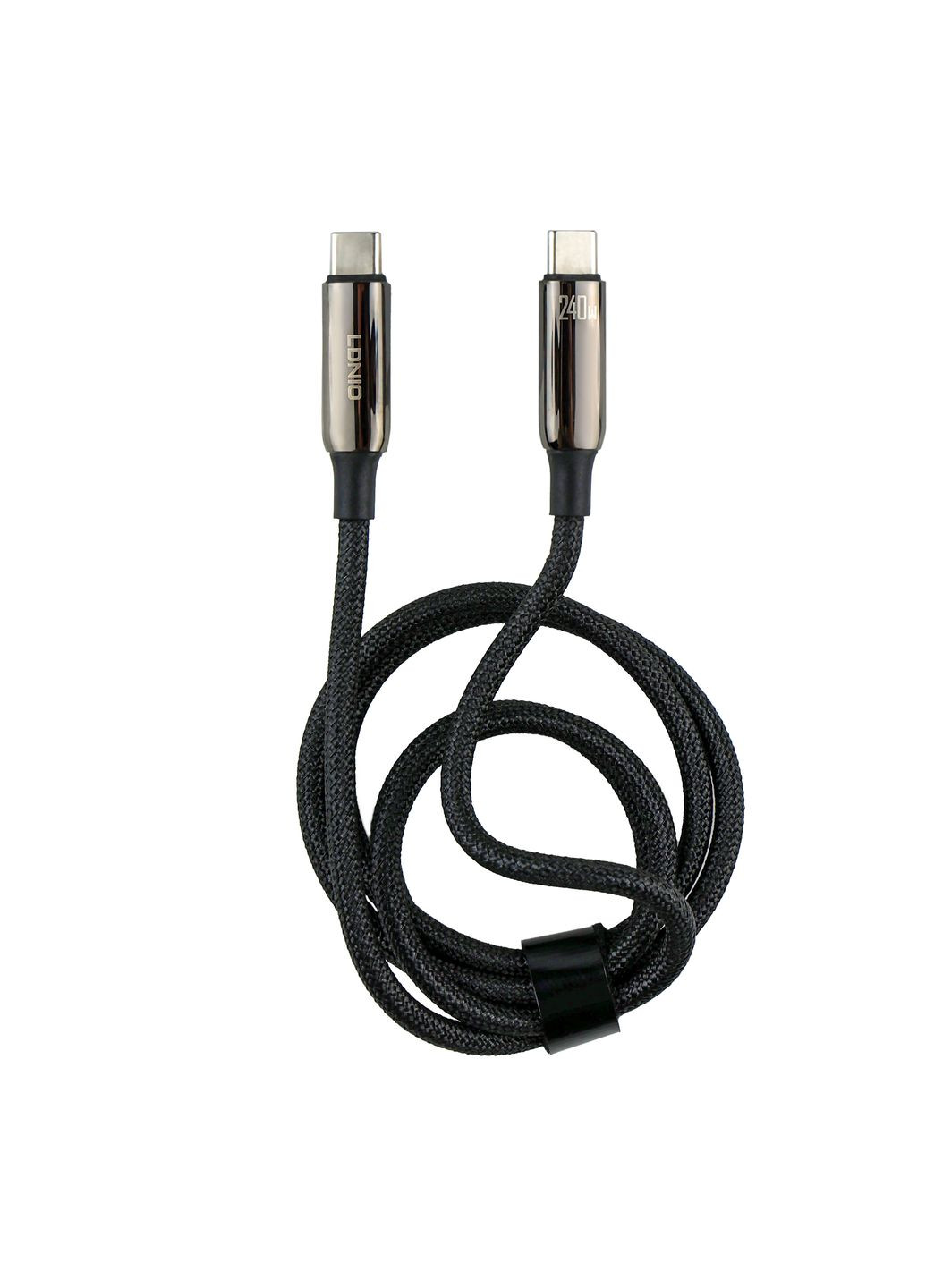 Кабель USB LC921 PD3.1/240W Type-C to Type-C Сiрий Ldnio (370440326)