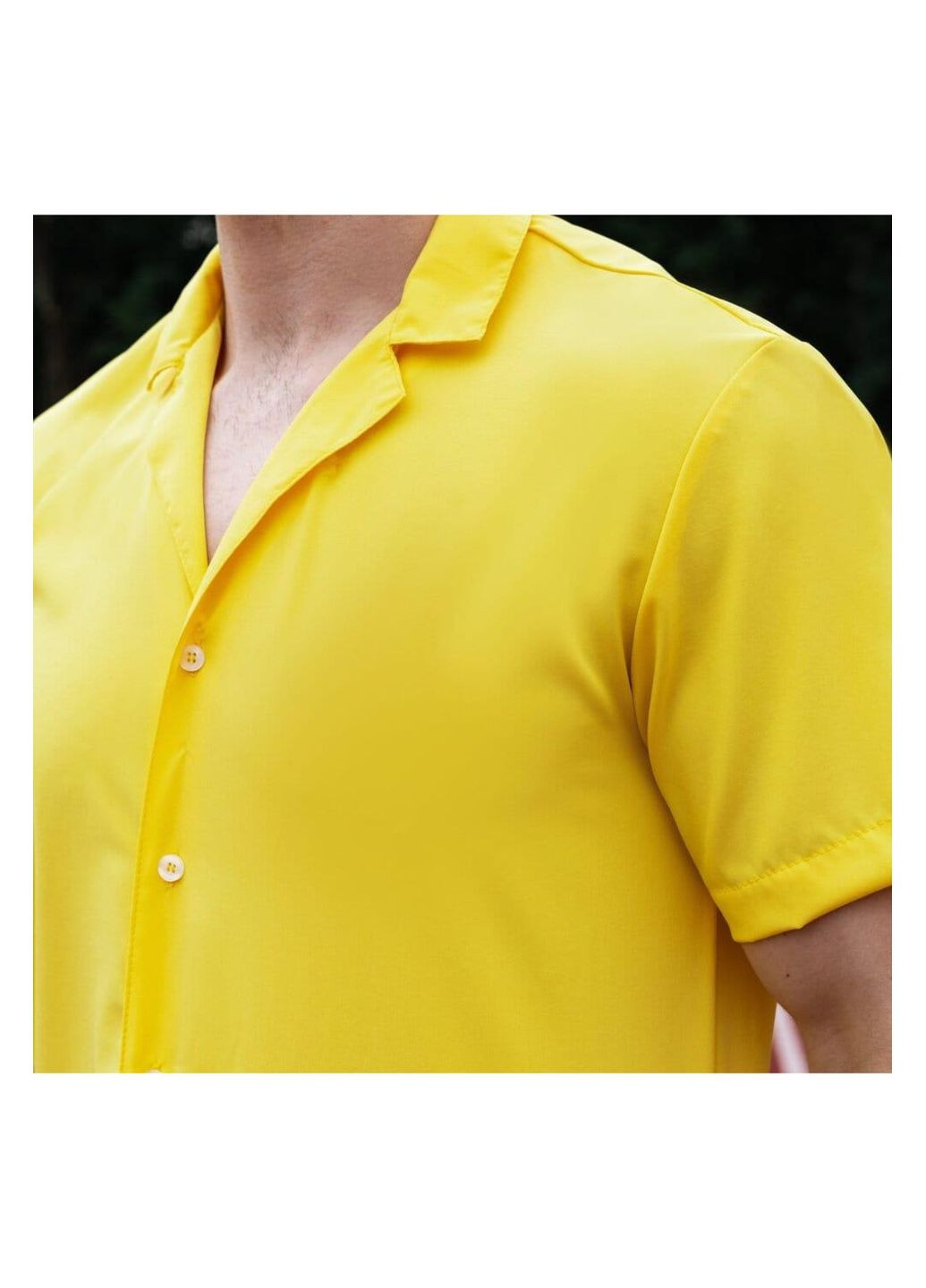 Желтая рубашка No Brand
