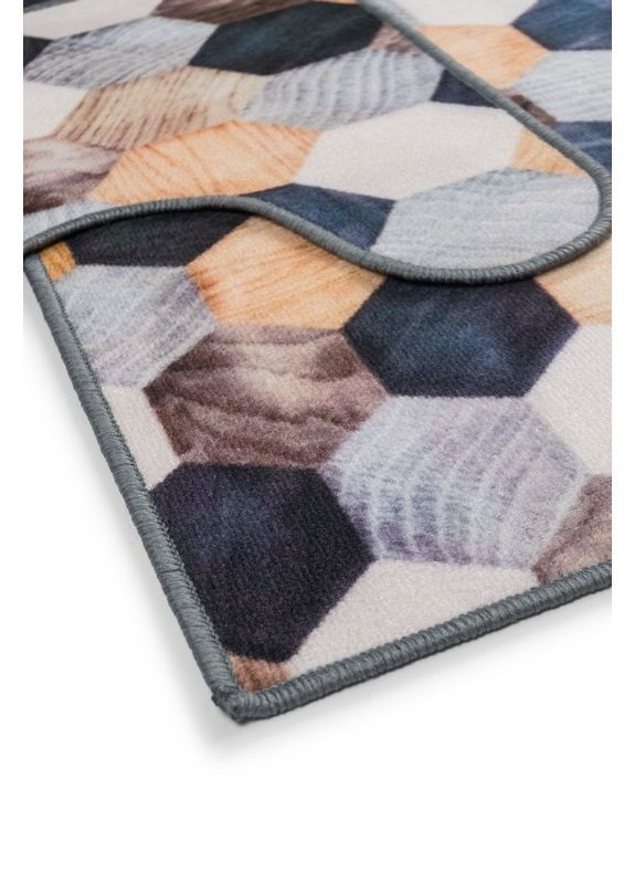 Набір ковриків у ванну кімнату Taba 330-2 57х90 та 57х60 см сірий No Brand (364969212)