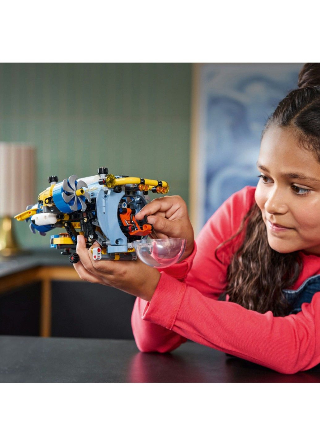 Конструктор детский Глубоководная исследовательская подводная лодка (42201) Lego (325689163)