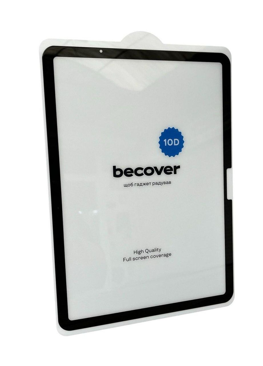 Защитное стекло 10D для планшета Apple iPad Air 11" 2024 (A2902 / A2903 / A2904) - Black BeCover (332994345)