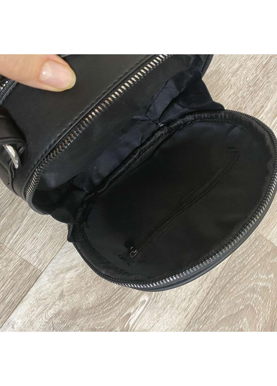 Сумка женская круглая с брелком фиолетовая на плечо экокожа ProDobro (363136184)