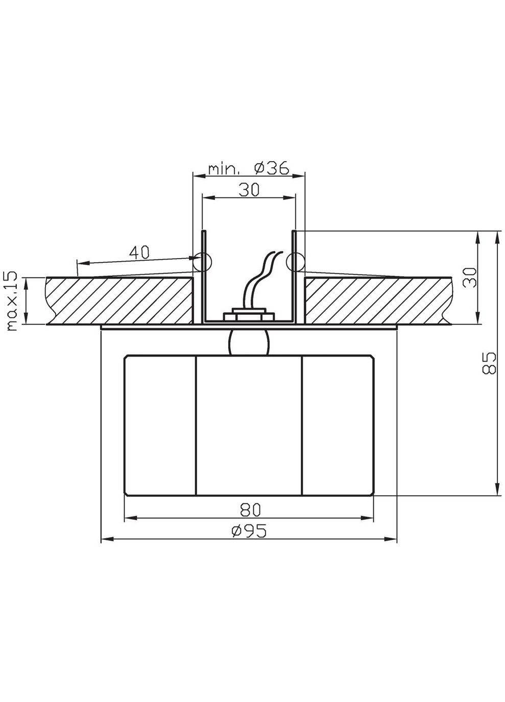 Точечный светильник SK-21 (2281967) Candellux (361312869)