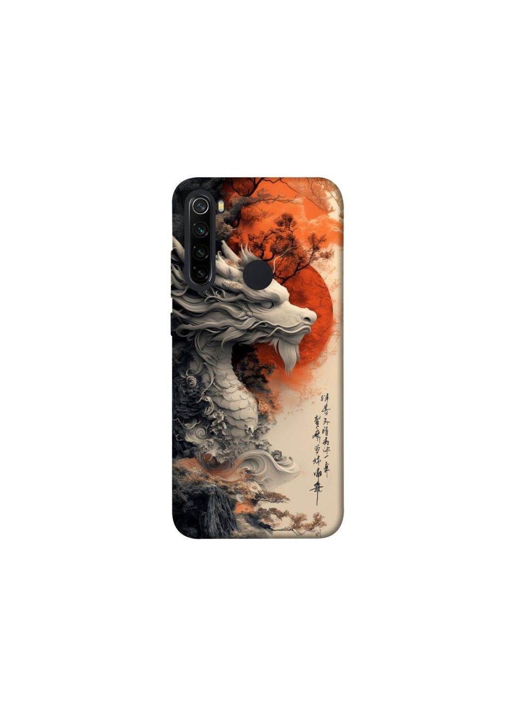 Чохол на Xiaomi Redmi Note 8 white dragon Frontalka (349831082)