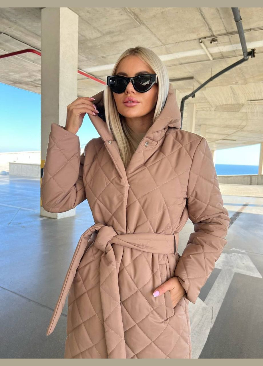 Бежева зимня куртка Украина UMButik