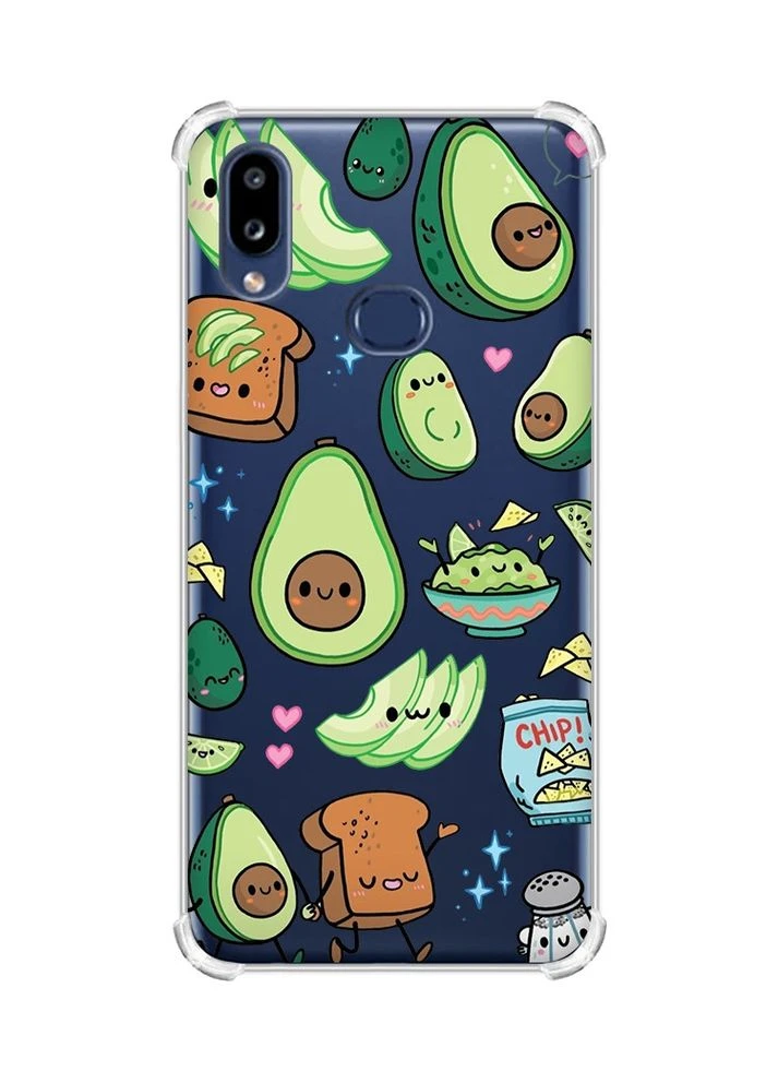 Чохол з потовщеними кутами на Samsung Galaxy A10s (A107):: Милі авокадо каваї (принт 305) Creative (360666187)