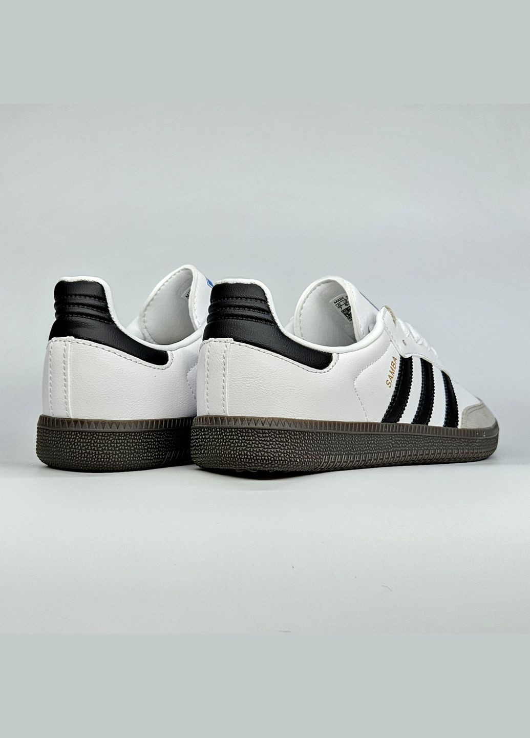 Білі Осінні кросівки чоловічі і жіночі adidas samba white | адідас самба білі No Brand