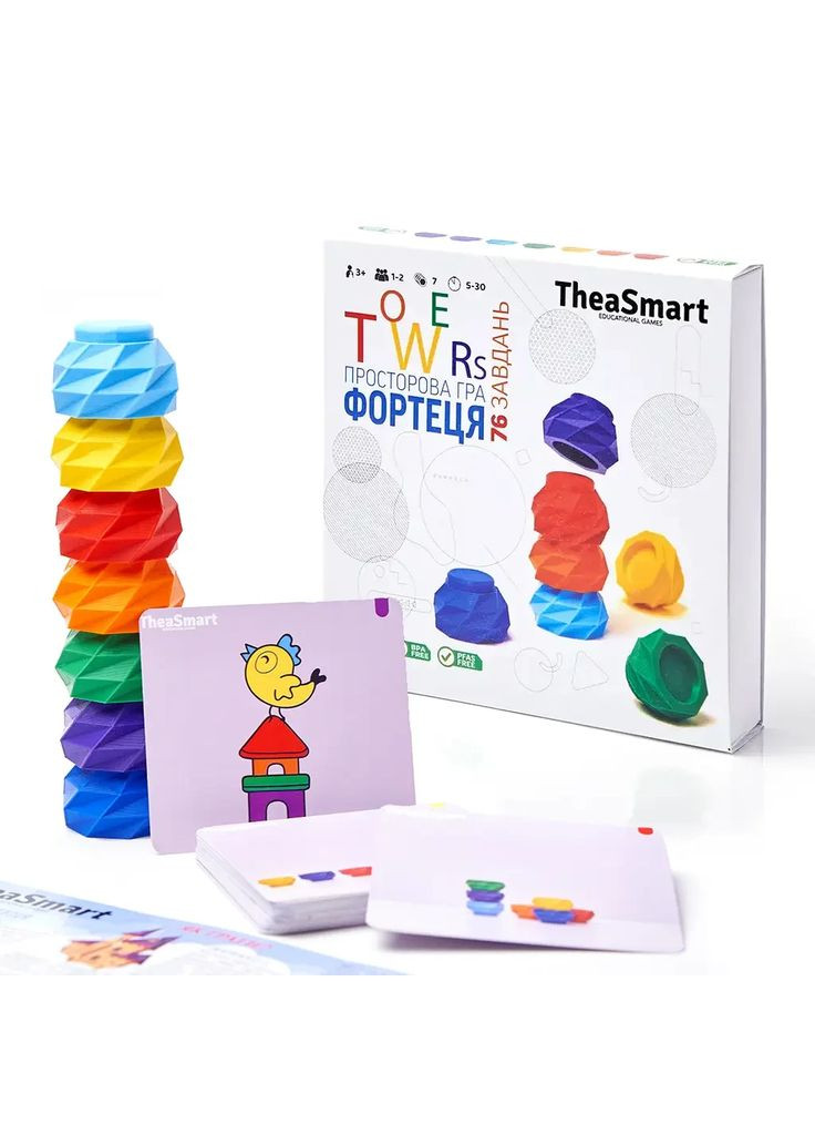 Игра детская "Развивай ум Крепость TheaSmart" No Brand № 23002 (347163989)