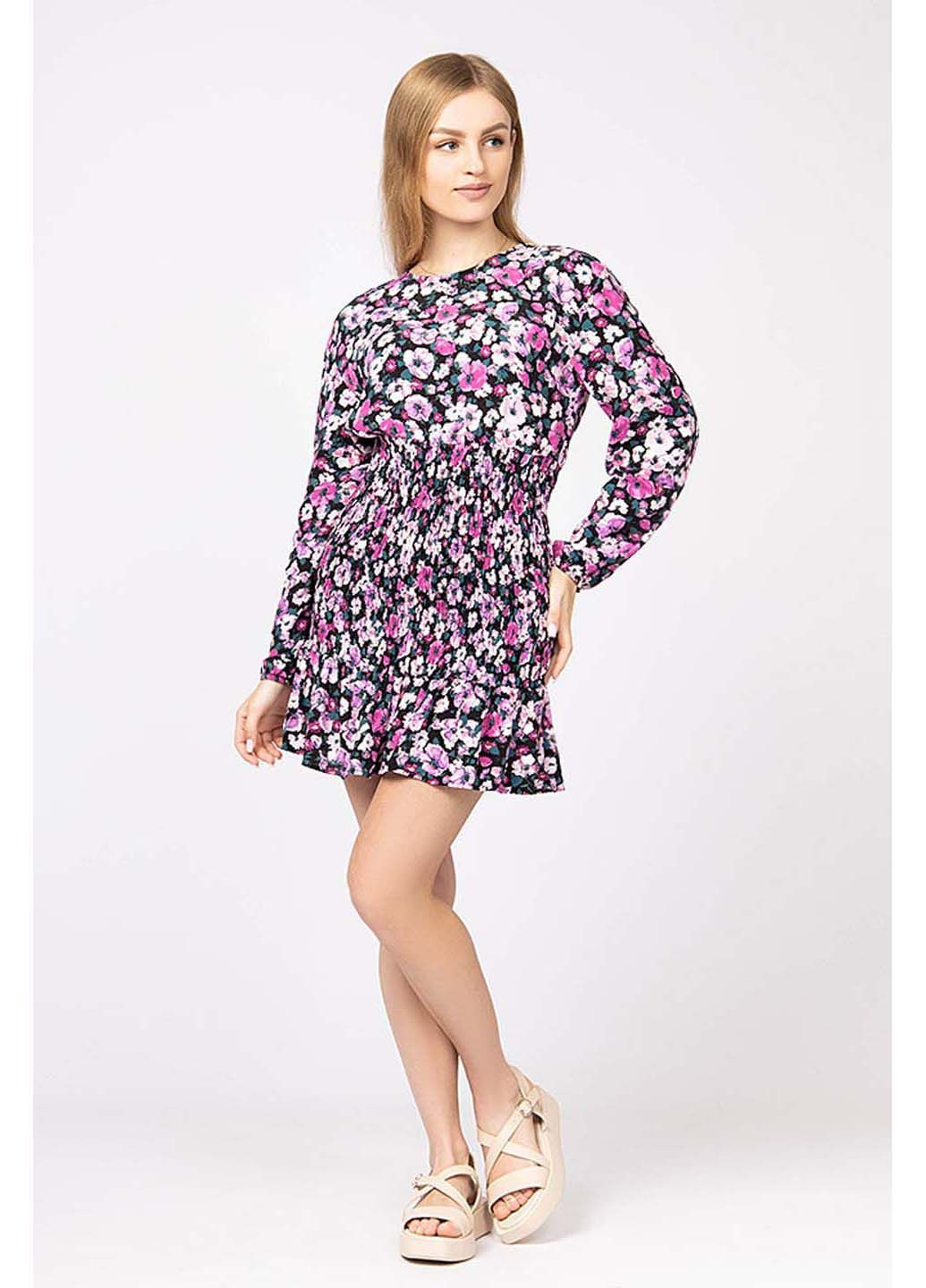 Фуксиновое (цвета Фуксия) платье Yuki