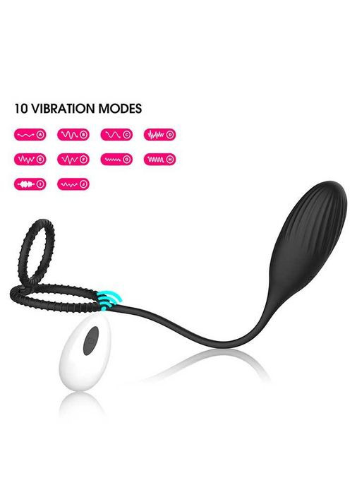 Вибратор Kinky 3 в 1: эрекционное кольцо с массажером простаты, вибратор для пар, виброяйцо Drive No Brand (327875683)