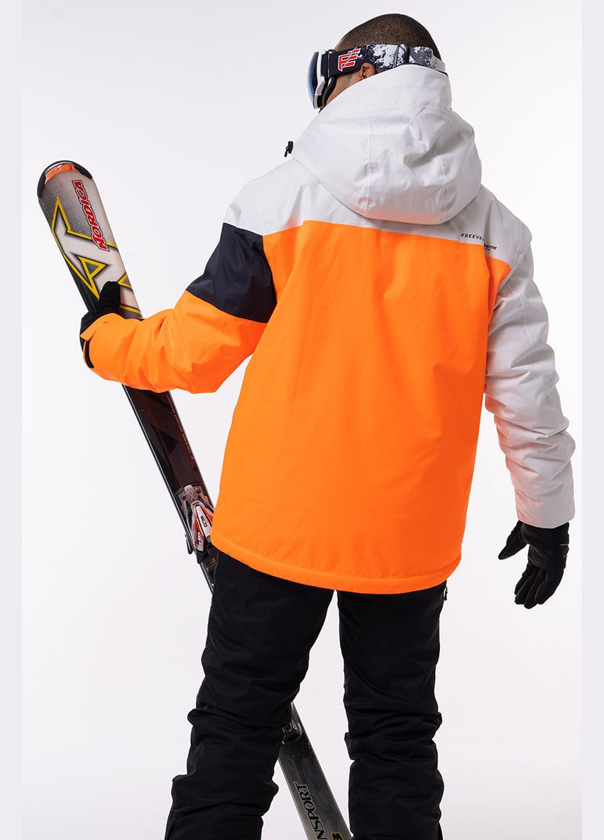 Чоловічий лижний костюм 21721-21693 помаранчевий Freever (278634232)