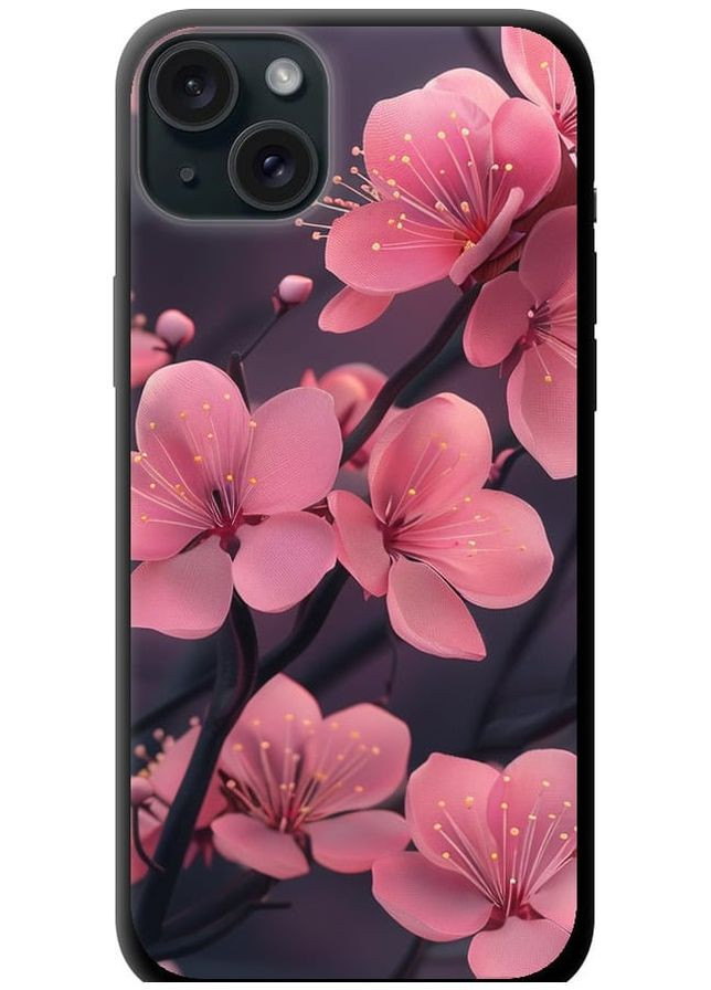 TPU чохол 'Пурпурова сакура' для Endorphone Apple iPhone 15 Plus (287272524)