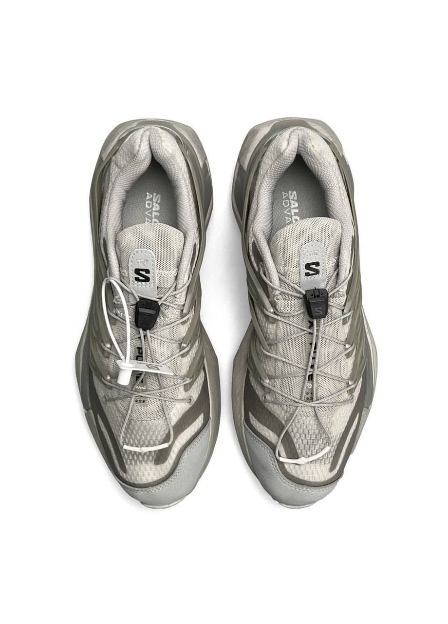 Бежеві Осінні кросівки чоловічі salomon xt pu_re advanced beige grey No Brand XT pu.re Advanced Beige Grey