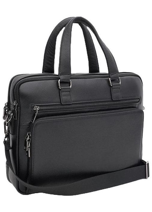 Сумка мужская кожаная портфель в дорогу планшет для документов А4 для телефона Черный 34207 Ricco Grande (334674030)
