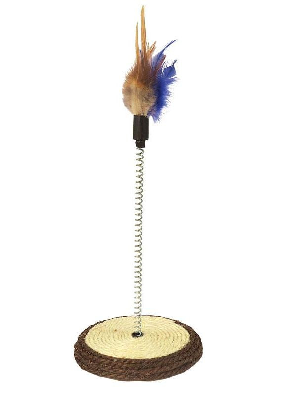 Игрушка-царапка с перышком, 12см Happet (353688405)