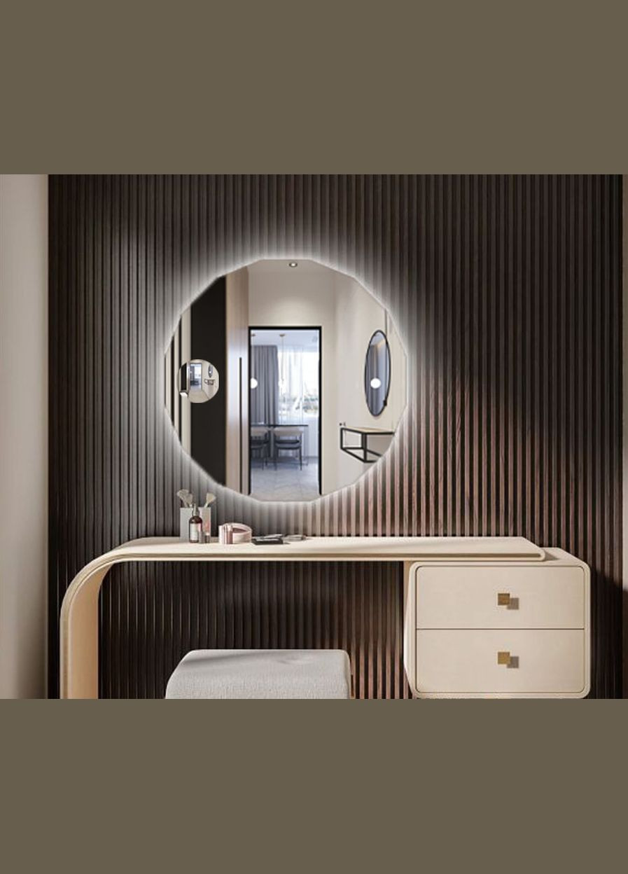 Дзеркало Costa (90 х 90) c LED-підсвічуванням та лінзою ХАСТ (302810644)