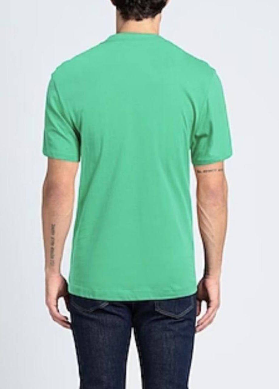 Зеленая футболка с коротким рукавом John Richmond