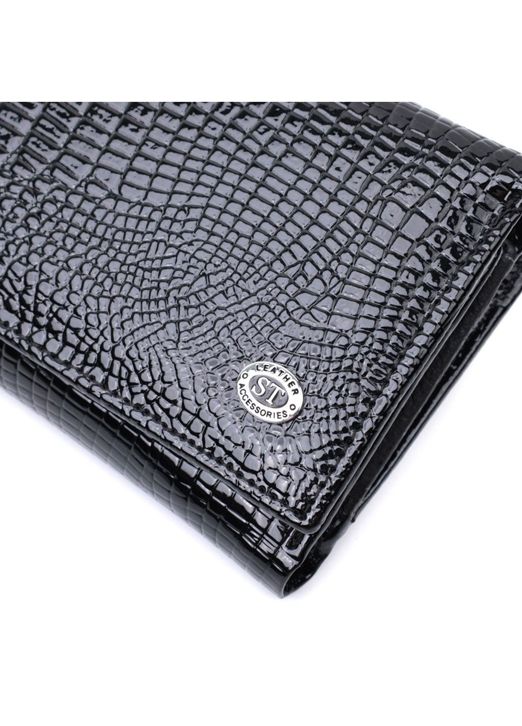 Жіночий шкіряний гаманець 14х9х3 см st leather (315871375)