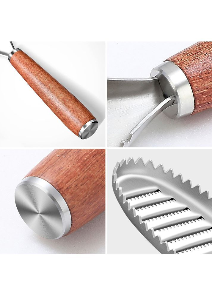 Рибочистка ручна - ніж-скребок для чищення риби від луски Losso RW-01 (367984474)