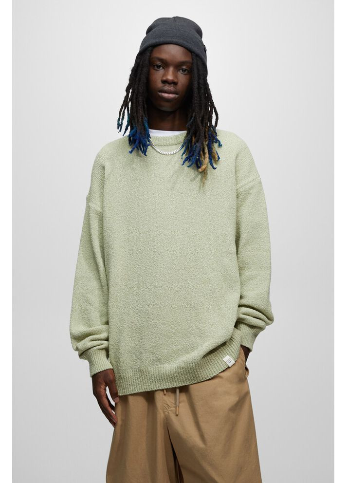 Фісташковий демісезонний светр 4558/508 Pull & Bear