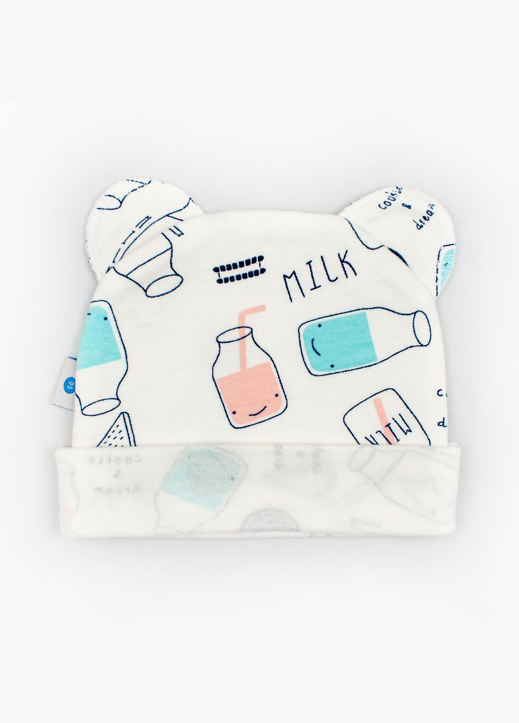 Шапочка з вушками для діток Milk Молочний 38 dexter's (291455060)