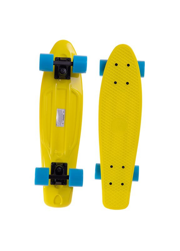 Скейтборд Пенны Penny SK401-4 Желто-черно-голубой (60508294) FDSO (293255671)