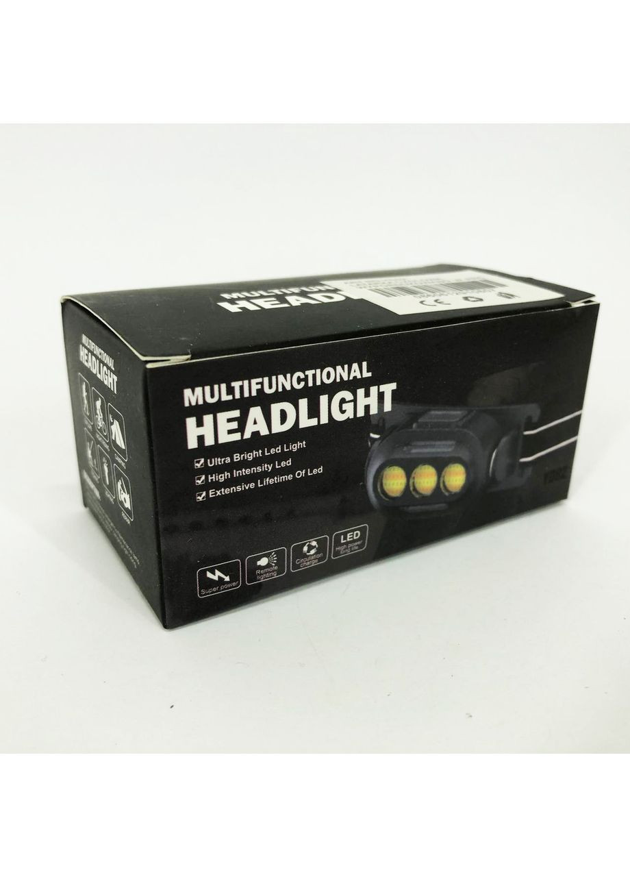 Налобник туристический YD02-COB (White+red+blue), Мощный аккумуляторный CQ-953 налобный фонарик Bailong (351486004)