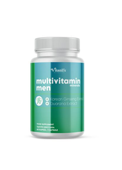 Диетическая добавка "Мультивитаминный комплекс для мужчин" 60 капсул Vitanil's (282957201)