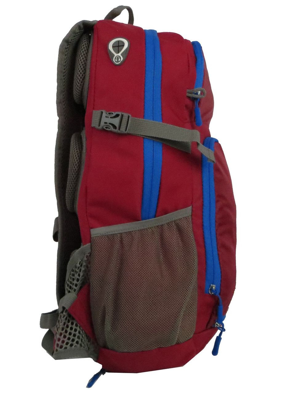 Велорюкзак с дождевиком и сеткой для шлема IAN353812 15L Бордовый Crivit (297643204)