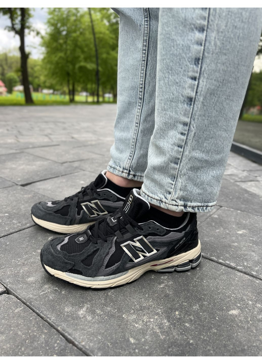 КРОССОВКИ ЖЕНСКИЕ NEW BALANCE 1906D PROTECTION PACK BLACK НЬЮ БЕЛАНС 1906D No Brand чёрные демисезоны (367170468)